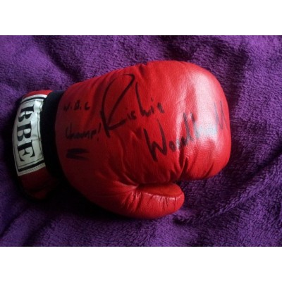 Richie Woodhall Signed Boxing Glove