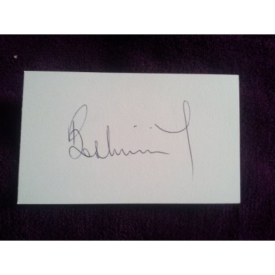 Bob Willis autograph