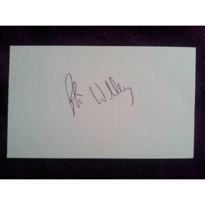 Peter Willey autograph