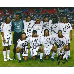 A.C. Milan team autographs 1