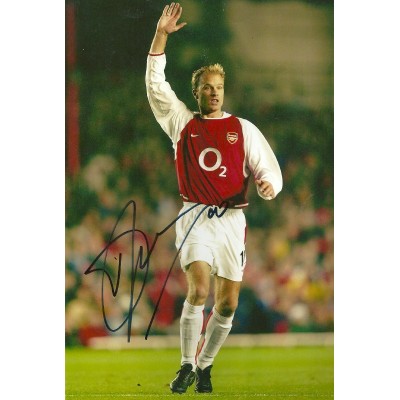 Dennis Bergkamp autograph (Arsenal)