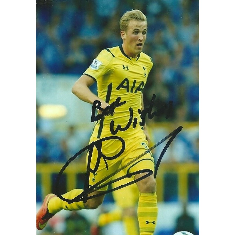 Harry kane autograph top
