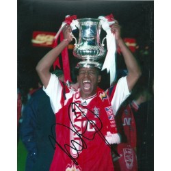 Ian Wright autograph AFTAL (Arsenal)