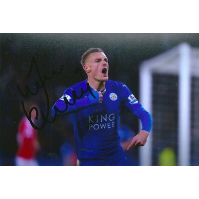 Jamie Vardy autograph 1 (Leicester City)