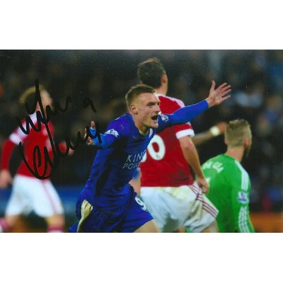 Jamie Vardy autograph 2 (Leicester City)