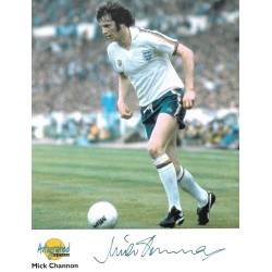 Mick Channon autograph AFTAL (England; Southampton)