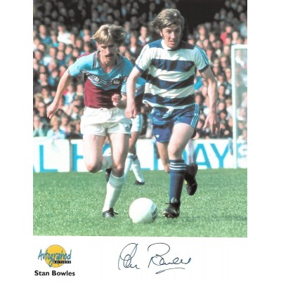 Stan Bowles autograph AFTAL (QPR)