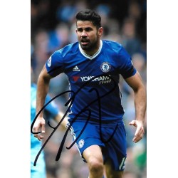 Diego Costa autograph AFTAL (Chelsea)