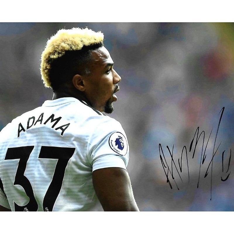 HWC Trading – Autografo Stampato Adama Traore – Formato A4 Con Cornice Nera, Per Collezionisti