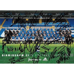 Birmingham City F.C. 2019/20 team autograph 2