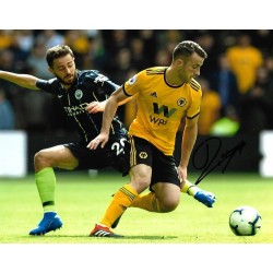 Diogo Jota autograph AFTAL 2 (Wolves)