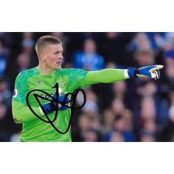Jordan Pickford autograph AFTAL (Everton)