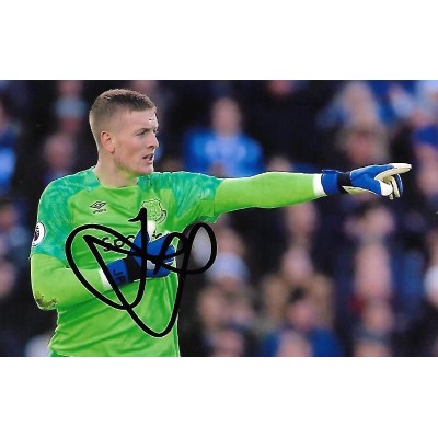 Jordan Pickford autograph AFTAL (Everton)