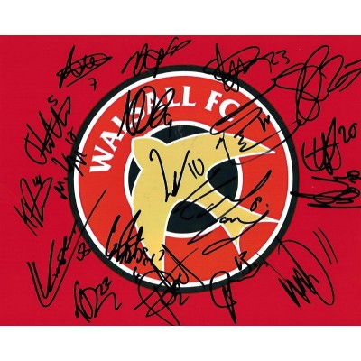 Walsall F.C. 2018/19 team autograph AFTAL 2