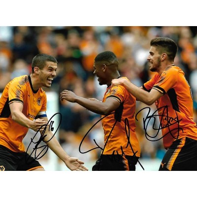 Wolverhampton Wanderers F.C. 2017 team autograph 1 (Wolves)