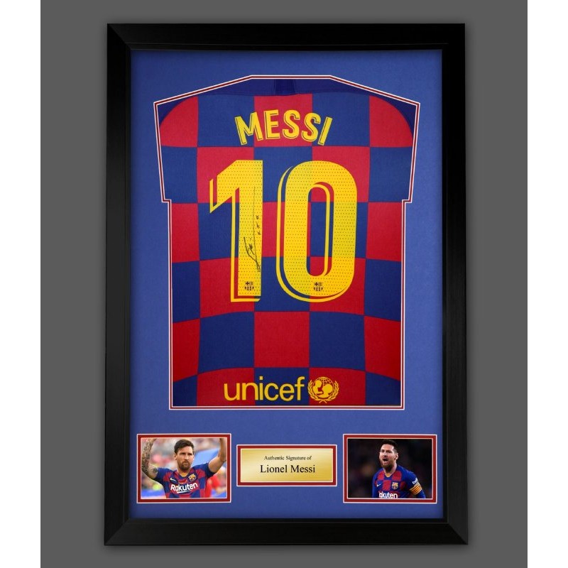 Lionel Messi Signed Barcelona Football Shirt
