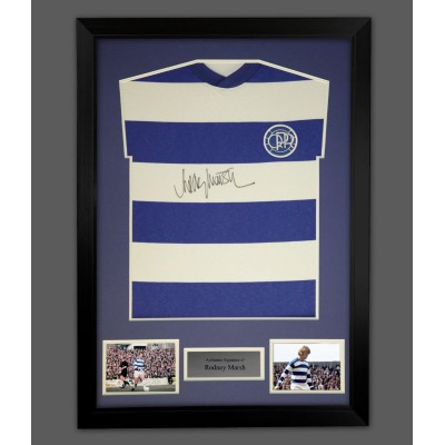 Rodney Marsh Signed QPR Football Shirt