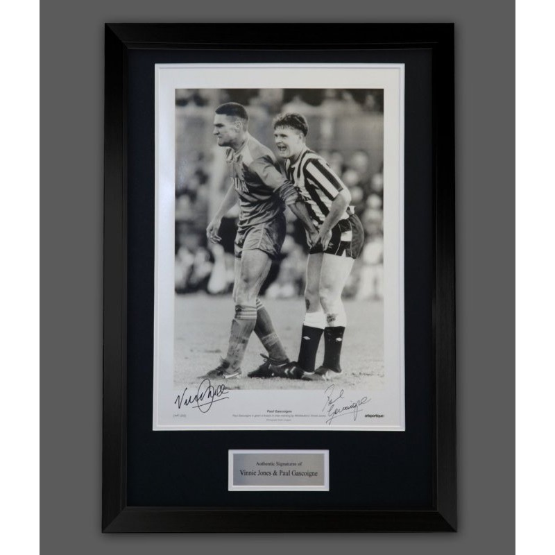 Paul shop gascoigne autograph