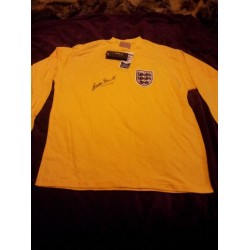 Gordon Banks Signed England Shirt