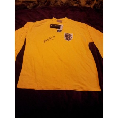 Gordon Banks Signed England Shirt