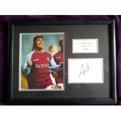 Juan Pablo Angel autograph (Aston Villa)