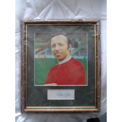 Nobby Stiles autograph (England; Manchester United)