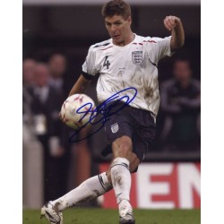 Steven Gerrard autograph (Liverpool; England)