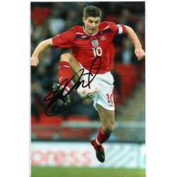 Steven Gerrard autograph (Liverpool; England)