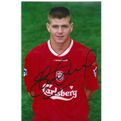 Steven Gerrard autograph (Liverpool; England)