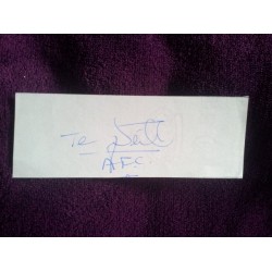 Terry Neill autograph 1 (Arsenal)
