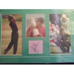 Tiger Woods autograph