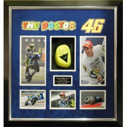 Valentino Rossi Signed Framed Montage 1 (Instalments available)