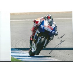 Jorge Lorenzo autograph AFTAL