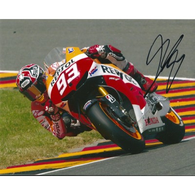 Marc Marquez autograph AFTAL