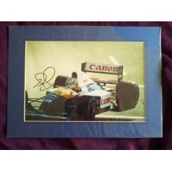 Nigel Mansell autograph 1