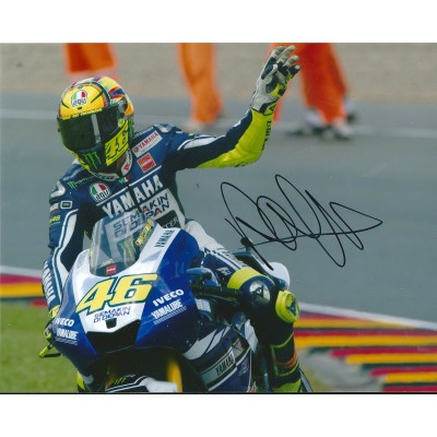 Valentino Rossi autograph AFTAL 2
