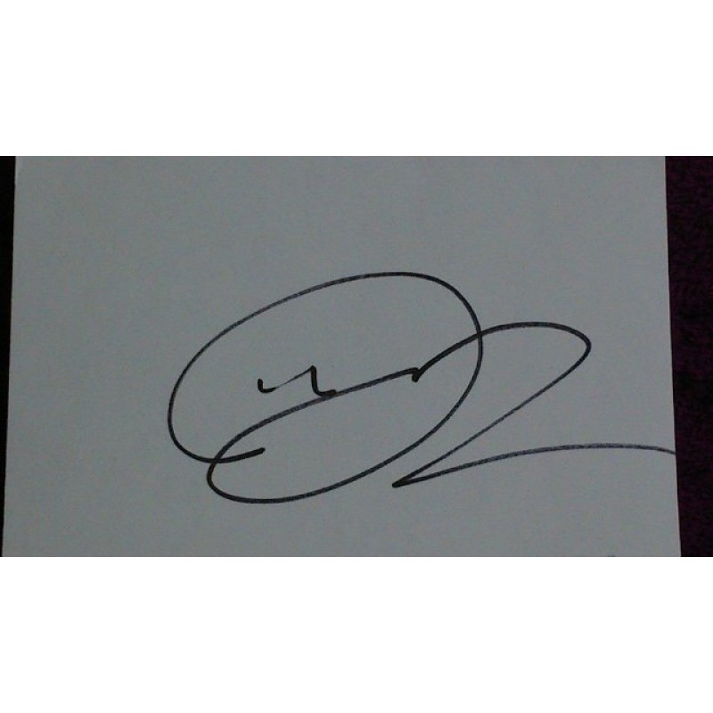 Matt Dawson autograph