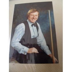 Dennis Taylor dedicated autograph AFTAL