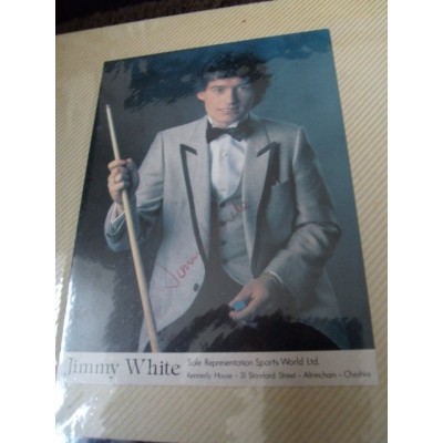 Jimmy White autograph