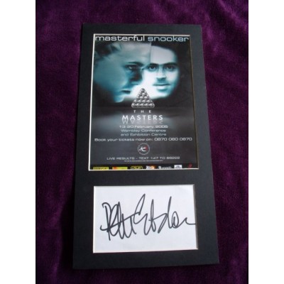 Peter Ebdon autograph