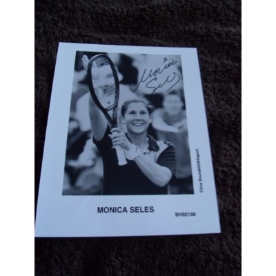 Monica Seles autograph