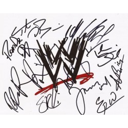 WWE wrestler autographs