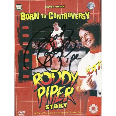 'Rowdy' Roddy Piper Signed DVD Case