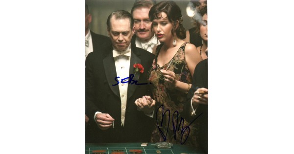 Steve Buscemi Paz De La Huerta double autograph Boardwalk