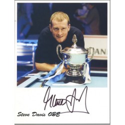 Steve Davis autograph