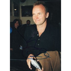 Sting autograph (The Police)