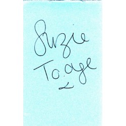 Suzie Toase autograph