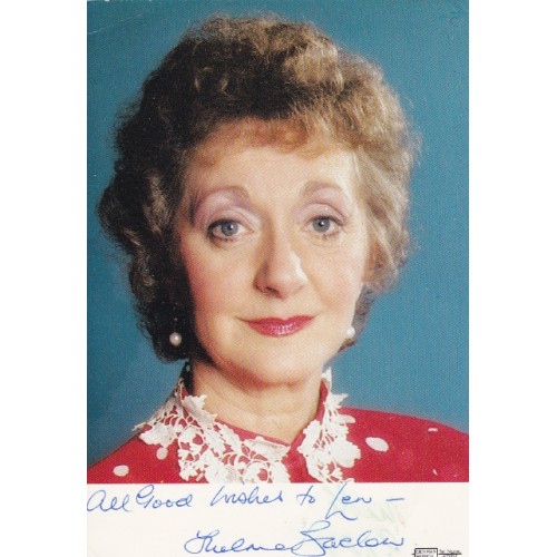 Thelma Barlow Autograph Mavis Wilton Coronation Street