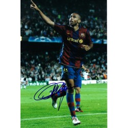 Thierry Henry autograph (Barcelona)