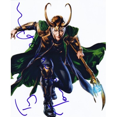 Tom Hiddleston autograph 1 (Thor; The Avengers)
